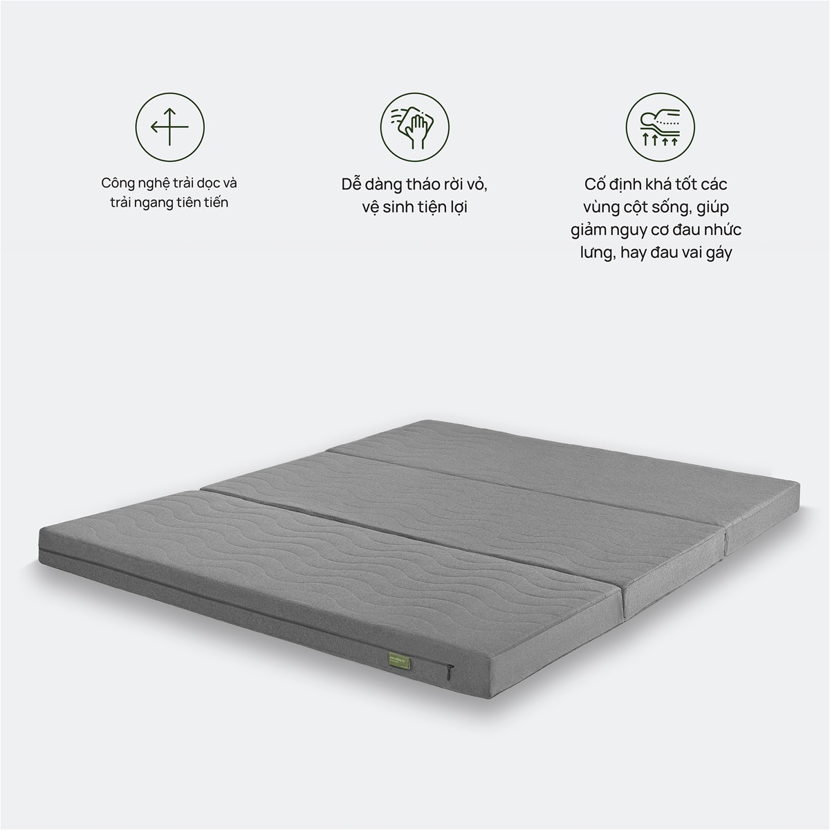 Đệm Bông Ép Everon Vỏ Chần